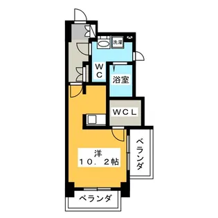 ハックベリーヒルズ【4階】の間取り