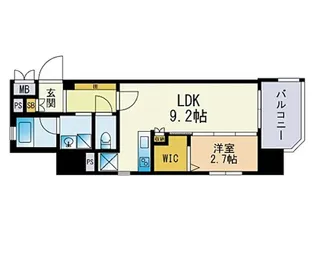 アクタス薬院テラス【12階】の間取り