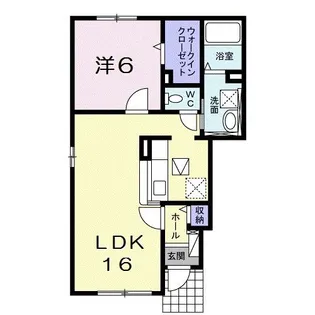 サンパティークKIII【1階】の間取り
