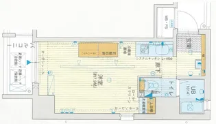 レオンコンフォート弁天町【5階】の間取り