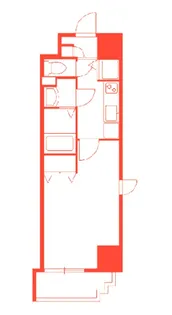メルシー・ヴォクー【9階】の間取り