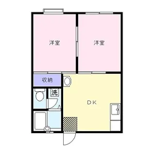 シーサイドハウス秋本【1階】の間取り