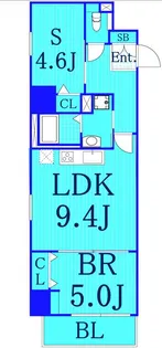 イルプリモキソヤ【4階】の間取り