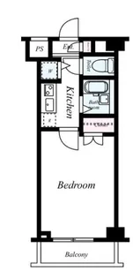 スカイコート蒲田第7【3階】の間取り
