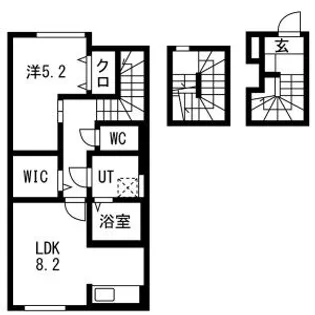 Grandir城北(グランディール)【3階】の間取り