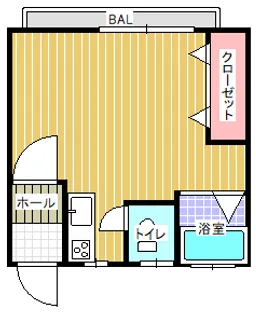 ハイツダイコクB【2階】の間取り