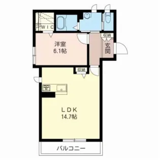 コンフォール【1階】の間取り
