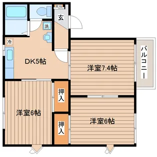 グリーンヒルズCHIDAーB【2階】の間取り