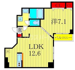 LCヒルズ【5階】の間取り