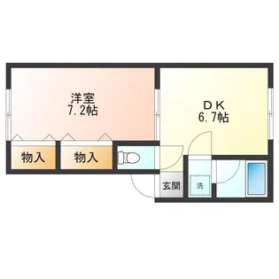 Kランド A【1階】の間取り