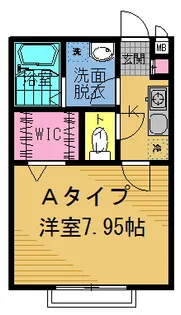 ドエル晴見【1階】の間取り