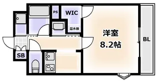 カデンツァ我孫子【4階】の間取り