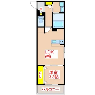 laki-ala【2階】の間取り