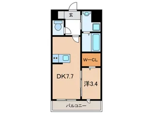 モレス・ヴィラ明石【3階】の間取り