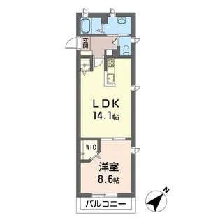 コスモ【2階】の間取り