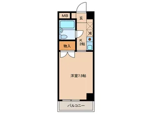 オオサワハイツ【8階】の間取り
