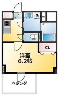 S-RESIDENCE新大阪Rish【8階】の間取り