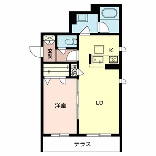 シャーメゾン ユーモリス【1階】の間取り