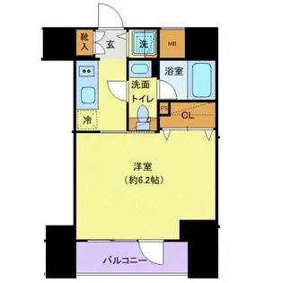 シーフォルム大森【9階】の間取り