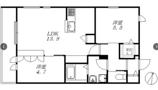 ベリ マーベラ【3階】の間取り