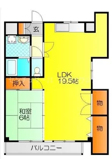 リベルテアミューザー【8階】の間取り