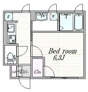 ブルーリッジ【1階】の間取り