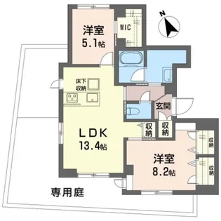 ヴィラビアンカ1の間取り