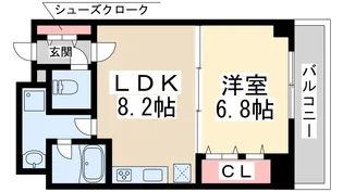 ミドエストツダ【2階】の間取り