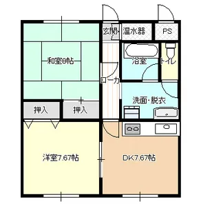 ルネサンス盛岡【2階】の間取り
