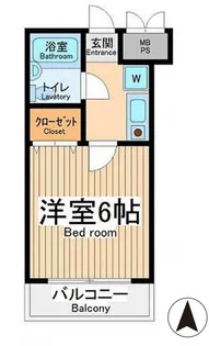 菱和パレス淵野辺【2階】の間取り