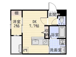 STEP ONE【4階】の間取り