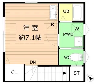 Blue ocean祖師谷【2階】の間取り