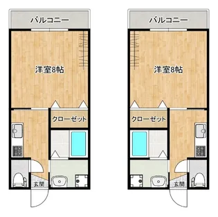 ファイン日野31【3階】の間取り