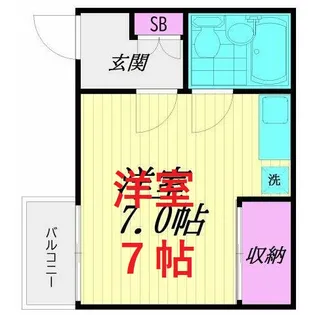 ナンブハイム10【2階】の間取り