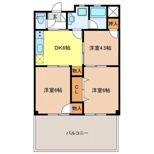 シャトーシャルマン【4階】の間取り
