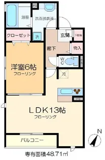 エテルナ瑞江【1階】の間取り