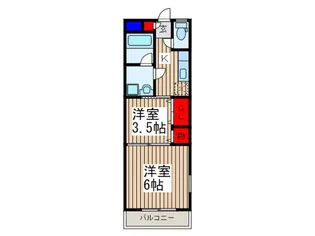 プチロワイヤル壱番館【2階】の間取り