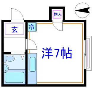コーポ栄【2階】の間取り
