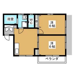 クレール・メゾン鷺宮【2階】の間取り