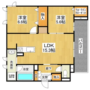 La grand quatre【2階】の間取り