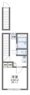 レオパレスSENGEN【2階】の間取り