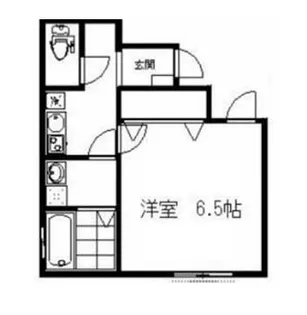 ア クブランシェ入谷【1階】の間取り