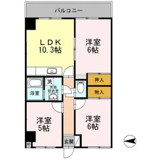 フリーダム光が丘II【4階】の間取り