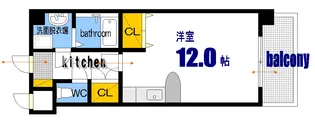 舟入FLATS【5階】の間取り