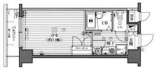 ガラ・ステージ西新宿【5階】の間取り