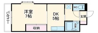 グランテット【1階】の間取り