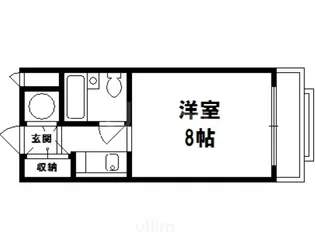 ライオンズマンション京都烏丸【3階】の間取り