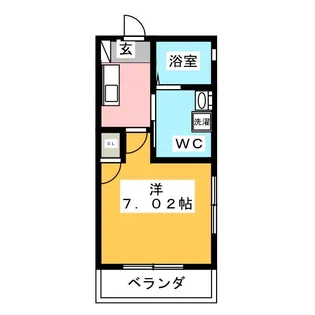 アノンテラス枡形【2階】の間取り