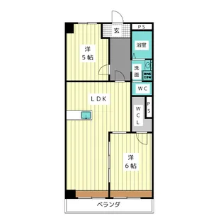 アイリス藤里【2階】の間取り