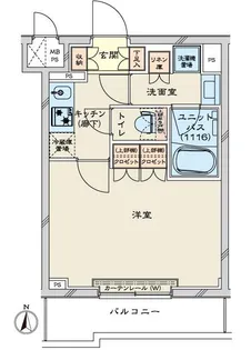 ルーブル川崎鷺沼【3階】の間取り